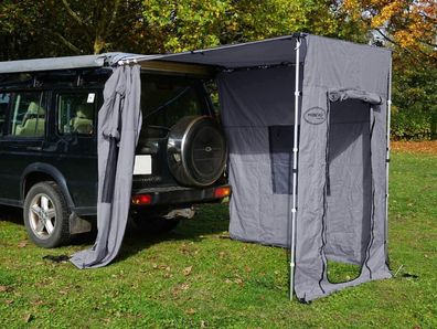 Prime Tech Seitenwände zur Fahrzeug-Markise (150x200x210 cm, grau)