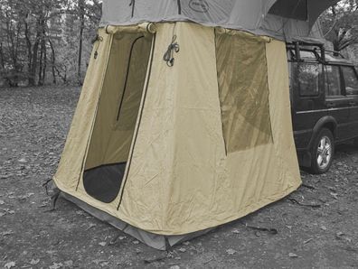 Prime Tech Vorzelt zum Autodachzelt Extended L (beige)
