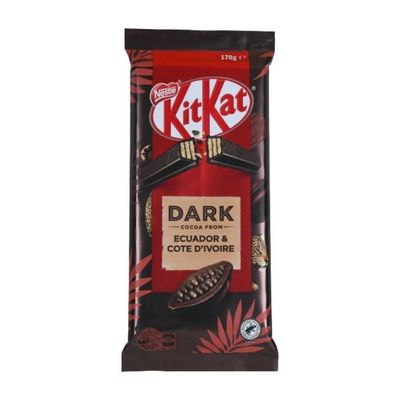 KitKat Dark Ecuador & Cote d'Ivoire - Import 160 g [MHD: 31.03.2025] 170 g