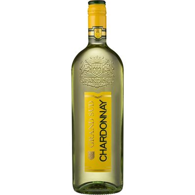 Grand Sud Chardonnay trocken Weißwein aus Frankreich 1000ml 6er Pack