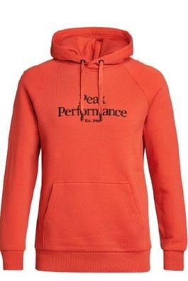 Peak Performance Herren Orginal Hood - go for orange