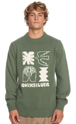 Quiksilver Pullover Dowally Strickpulli grün