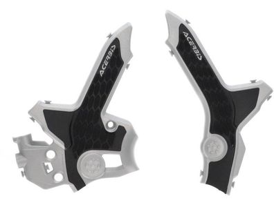 Rahmenschutz Rahmenprotektor frame guards passt an Honda Crf 300 L 21-24 sw-grau