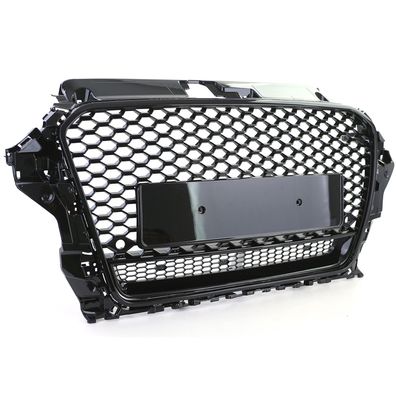 Sport Kühlergrill Wabengrill Schwarz Glanz für Audi A3 8V 12-16