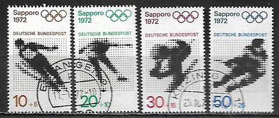 BRD gestempelt Michel-Nummer 684-687