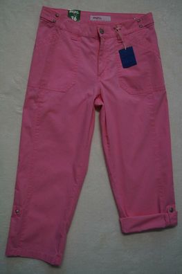 ANGELS Bay Krempel Hose Damen Caprihose Gr. 36 rosa UVP: 69,95 € NEU