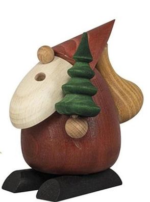 Räucherfigur "Weihnachtsmann-Baumlieferservice" Höhe 11cm NEU Räuchermann