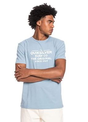 Quiksilver T-Shirt Feeding Line hellblau
