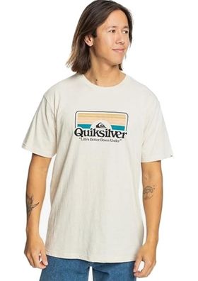 Quiksilver T-Shirt Step Inside weiß