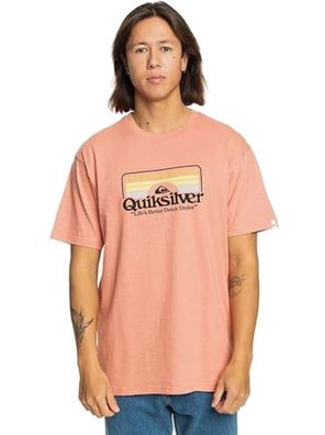 Quiksilver T-Shirt Step Inside coral