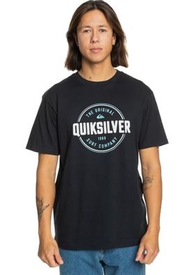 Quiksilver T-Shirt Circle Up schwarz