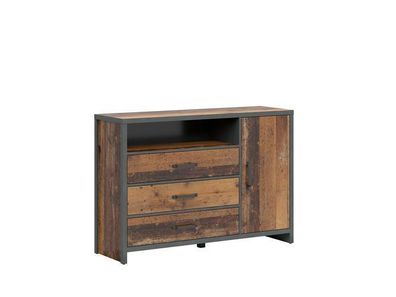 Kommode mit Schubladen Weston - Schubladenschrank - Sideboard - Braun