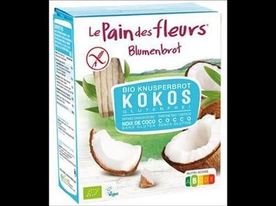 Blumenbrot - Le Pain des Fleurs Bio Knusperbrot Kokos 150g