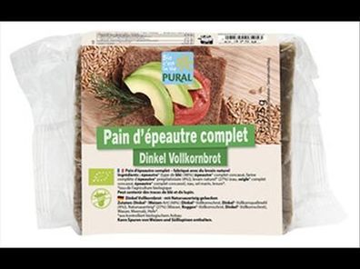 Pural Dinkel Vollkorn-Schnittbrot 375g