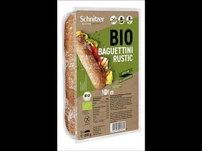 Schnitzer Glutenfreiheit Bio Baguettini Rustic 200g