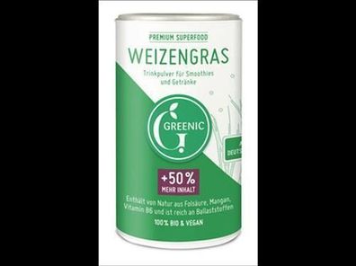 Greenic Weizengras Superfood Trinkpulver 150g