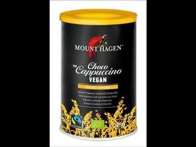 MOUNT HAGEN Mount Hagen Bio Fair Trade Cappuccino Choco Vegan 200 g Dose 225g