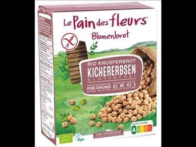 Blumenbrot - Le Pain des Fleurs Knusprige Bio Kichererbsen-Schnitten 150g