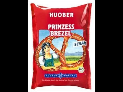 HUOBER BREZEL Prinzess Brezel mit Sesam 125g