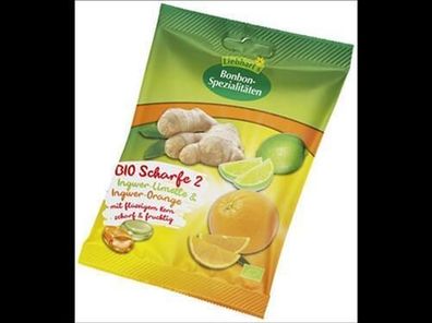 Liebhart´s Gesundkost Bio-Bonbon Die scharfen Zwei (Ingwer-Limette, Ingwer-Orange