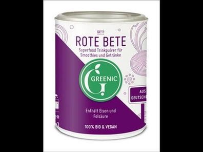 Greenic Rote Bete Superfood Trinkpulver 130g