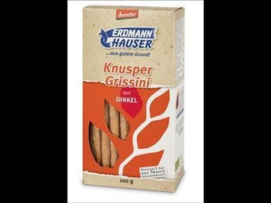 ErdmannHAUSER Getreideprodukte GmbH ErdmannHAUSER demeter Knusper Grissini 100g