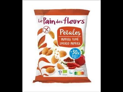 Blumenbrot - Le Pain des Fleurs Gepuffte Chips aus Bio Getreide und Paprikabasis 75g