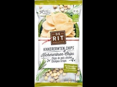 deRit Kichererbsen-Chips Rosmarin 75g