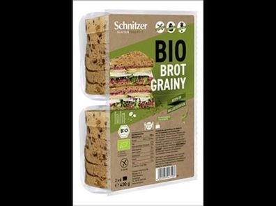 Schnitzer Glutenfreiheit Bio Brot Grainy 430g