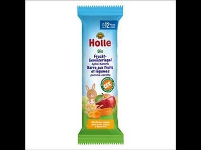 Holle Bio-Frucht-Gemüseriegel Apfel-Karotte 25g