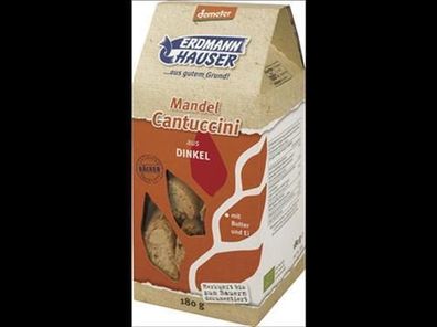 ErdmannHAUSER Getreideprodukte ErdmannHAUSER demeter Dinkel-Mandel-Cantuccini 180g