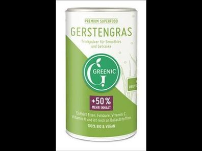 Greenic Gerstengras Superfood Trinkpulver 150g