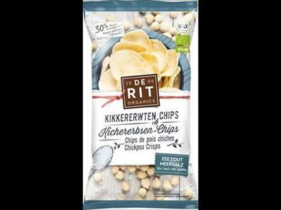 deRit Kichererbsen-Chips Meersalz 75g