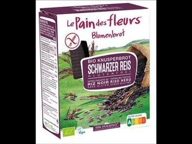 Blumenbrot - Le Pain des Fleurs Bio Knusperbrot Schwarze Reis 150g