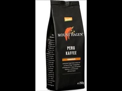 MOUNT HAGEN Mount Hagen Demeter Röstkfaffee "Peru" gemahlen 250g