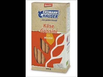 ErdmannHAUSER Getreideprodukte GmbH demeter Käse-Grissini 100g