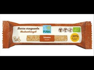 Pural Sesam Krokantriegel -30% Zucker 35g