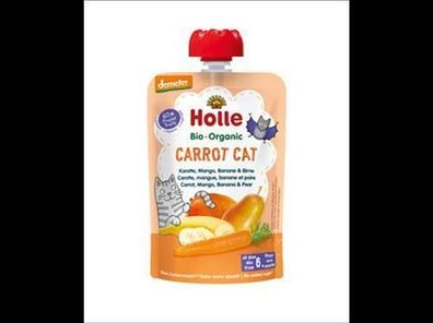 Holle Carrot Cat - Karotte, Mango, Banane & Birne 100g