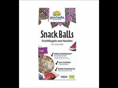 Govinda Snack Balls Feige 100g