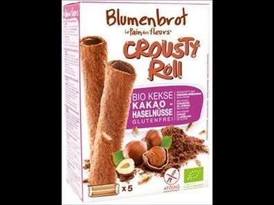 Blumenbrot - Le Pain des Fleurs Crousty Roll Kakao Haselnussfüllung 125g