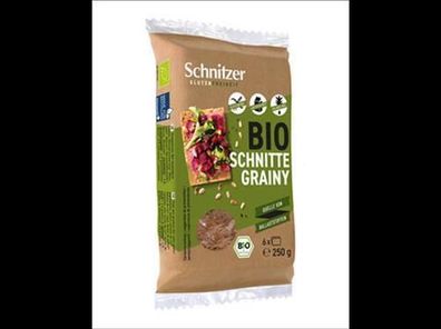 Schnitzer Glutenfreiheit Bio Schnitte Grainy 250g