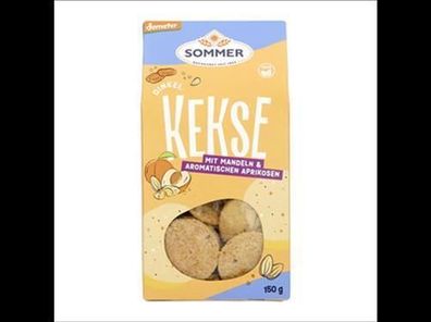 SOMMER Dinkel Kekse mit Mandeln & aromatischen Aprikosen 150g