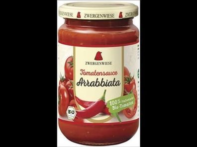 Zwergenwiese Tomatensauce Arrabbiata 340ml