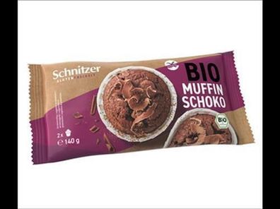 Schnitzer Glutenfreiheit Bio Muffin Schoko 140g