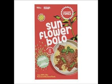 SunflowerFamily SunflowerFamily sunflowerBOLO bio & vegan mit Gewürzmischung 131g