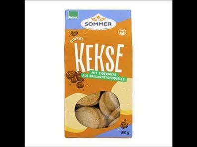 SOMMER Dinkel Kekse mit Tigernuts als Balasststoffquelle 150g