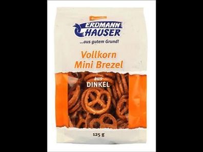 ErdmannHAUSER Getreideprodukte GmbH demeter Dinkel-Vollkorn-Minibrezeln 125g