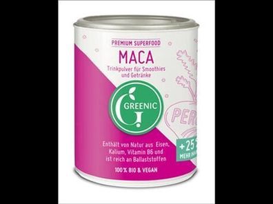 Greenic Maca Superfood Trinkpulver 150g