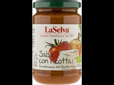 LaSelva Tomatensauce mit Ricotta-Käse 300g