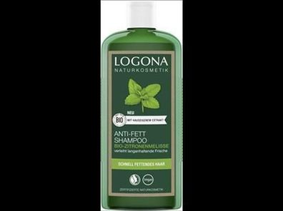 Logona Anti-Fett Shampoo Bio-Zitronenmelisse 250ml